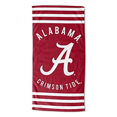 Northwest The Company - Telo mare NCAA Alabama Crimson Tide, rosso, 30 x 60 cm