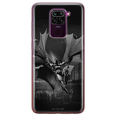 Ert Group custodia per cellulare per Xiaomi REDMI NOTE 9 originale e con licenza ufficiale DC, modello Batman 073 adattato in modo ottimale alla forma dello smartphone, custodia in TPU