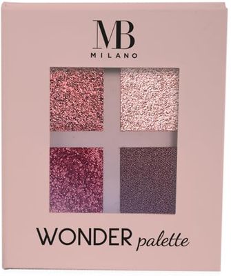 MB Milano - Palette Ombres à Paupières - 4 teintes - PRUNE
