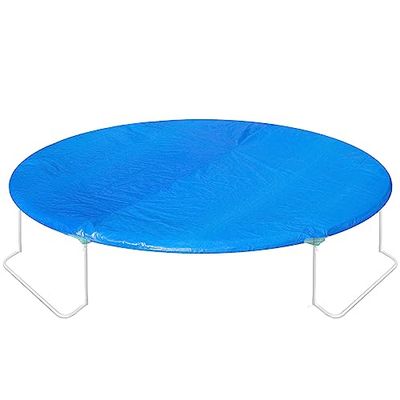 Ultrasport Trampoline Afdekhoes, perfecte pasvorm voor trampoline maat 251 cm, gemakkelijk gebruiken met veilig constructie, UV en weerbestndig, robuust, waterdicht en stabiel, sterk PVC-folie, Blauw