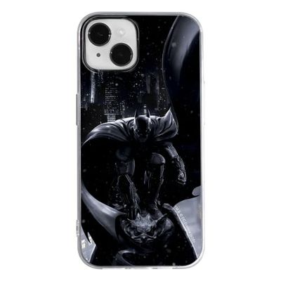 Ert Group custodia per cellulare per Apple Iphone 14 originale e con licenza ufficiale DC, modello Batman 021 adattato in modo ottimale alla forma dello smartphone, custodia in TPU