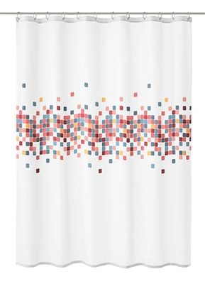 Kleine Wolke Cora Rideau de Douche en Polyester Multicolore 180 x 200 cm