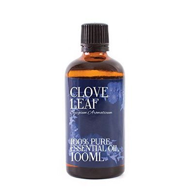 Mystic Moments | Clove Leaf Essential Oil 100ml - Pure & Natural Oil for Diffusers, Aromatherapy & Massage Blends Vegan GMO Free