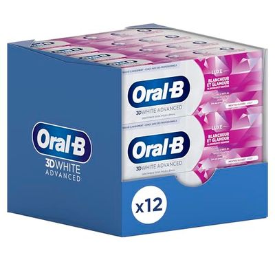 Oral-B 3D White Advanced Luxe Blancheur Glamour Dentifrice 75 ml