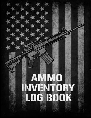 Ammo Inventory Log Book: Rifle Cover