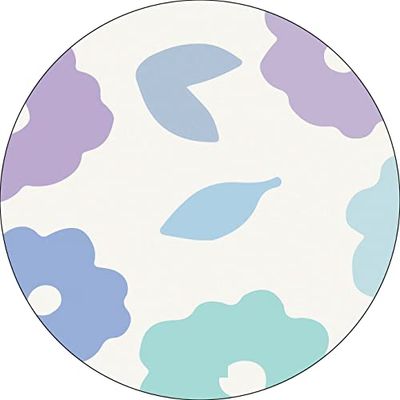 Bonateks, Okrągła podkładka pod mysz z nadrukiem cyfrowym, antypoślizgowy spód, do biura i domu, średnica: 22 cm