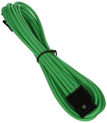 BITFENIX Rallonge PCIe 8 broches 45 cm - Gaine Vert/Noir