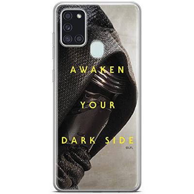 ERT GROUP mobile phone case for Samsung A21s original and officially Licensed Star Wars pattern Kylo Ren 003 optimally adapted to the shape of the mobile phone, case made of TPU