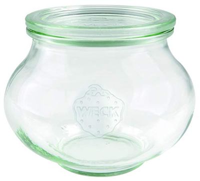 Weck 3918793 Vasetti per Gioielli, Set di 6, 500 Ml, Coperchio Diámetro 80 Mm, 58311