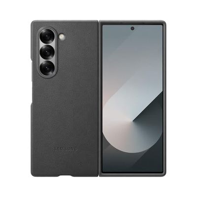 Samsung Eco-Leather Case Funda de Cuero Vegano Gris para Galaxy Z Fold6