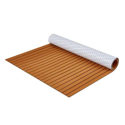 VEVOR EVA-schuimbodem voor boten, 2400 x 1160 x 6 mm, zelfklevende antislip terrasvloer, 27840 vierkante inch, marinemat voor boten, jachten, pontons, kajakafdekkingen