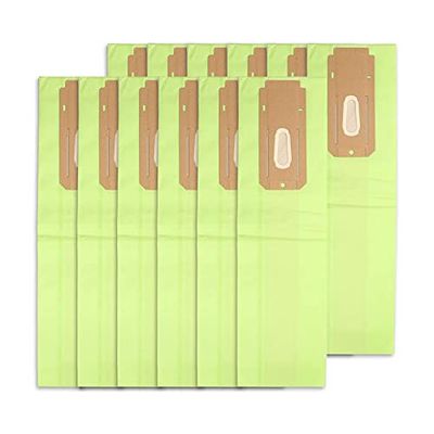 Lot de 12 sacs d'aspirateur de rechange pour Oreck XL XL2 de type CC, CCPK8 CCPK8DW BM06, compatible avec tous les aspirateurs verticaux Oreck XL, vert
