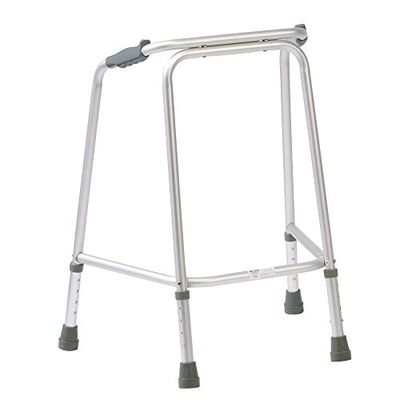 NRS Healthcare Walking Frame N81724 Adjustable Height - small (Eligible for VAT relief in the UK)