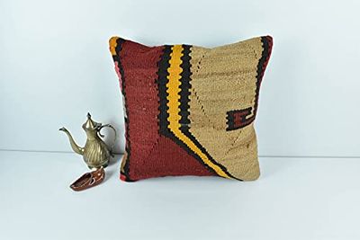 Kelim Cuscino 40x40 cm fatto a mano turco prodotto federe kilim dekorativo orientale etnici cuscino 2823
