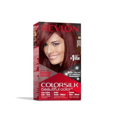 REVLON Colorido permanente cabelo cor AUBURN BROWN 49