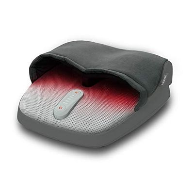 medisana FM 885 Shiatsu-voetmassage, elektrische, roodlichtfunctie, opwarmfunctie, 3 snelheden, Shiatsu-massage om de circulatie en compressiemassage te stimuleren