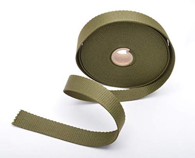 Trimz Webbing, Polypropyleen, Olijf, 25mm x 10m