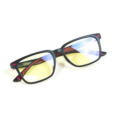Numskull eSports Black Children's Uv and Blue Light Blocking Glasses - Anti Glare, Anti Fatigue - Eye Protection For Computer and Video Games (Xbox Series X///)