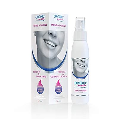 OROXID 9700 Sensitive Spray per il Trattamento e l’Igiene di Mucosa Sensibile Gengive Infiammate e Sanguinanti Alito Cattivo, Facile da Trasportare, 100 ml
