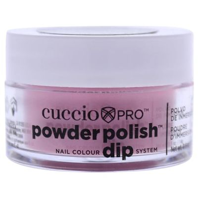 Cuccio nail colore rosa con Shimmer DIP System Dipping Powder