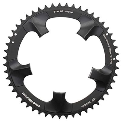 Plato STRONGLIGHT CT2 Ultegra Negro 130 mm, 51 stuks