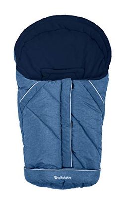 Altabebe Alpin vinterfotmuff för babybilsäte, 0-12 månader, marinblå, 540 g