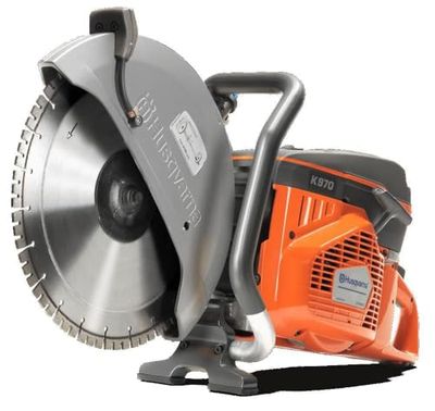 Husqvarna K970 III X-Torq - Troncatrice con 2 dischi diamantati, 400 mm