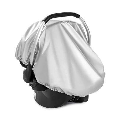 Hauck Cool Me solskydd för babystolar och barnstolar, barnstolsskydd, silver
