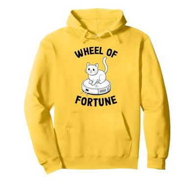 Wheel Of Fortune Robot Vacuum Cleaner Funny Cat Pullover Hoodie