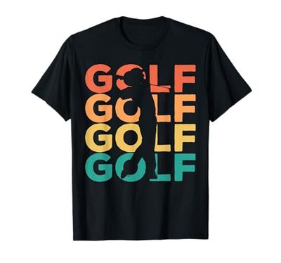 Golf Vintage Retrò Regalo Per Golfisti Maglietta
