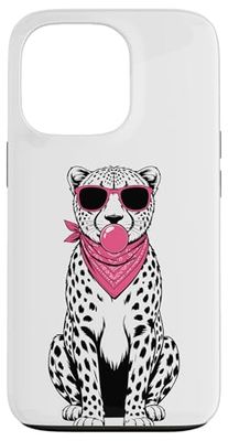 Guépard Lunettes De Soleil Chewing-Gum Guépards Coque pour iPhone 13 Pro