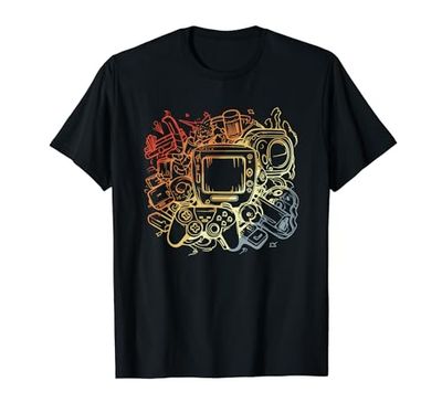 PC Gaming Vintage Look Aficionado a los juegos Camiseta