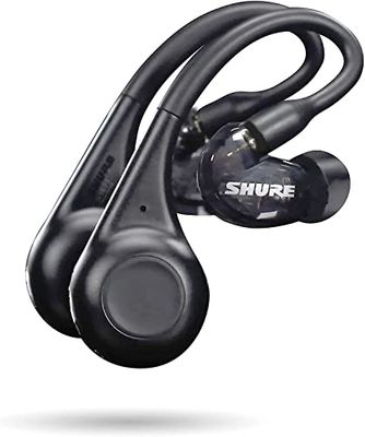 Shure AONIC 215 TW2 True Wireless Sound isoleren van oordopjes met Bluetooth 5-technologie, premium audio met diepe bas, over-the-ear, 32 uur batterijduur (Gen 2)-Black