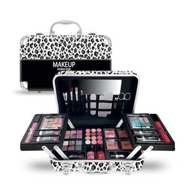GLOSS ! Malette Maquillage – Coffret Maquillage Femme – Coffret Cadeau Noël – Idée Cadeau Anniversaire, Maitresse, Saint Valentin – Coffret Beauté – PANTHERE