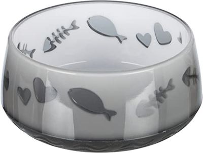 Trixie plastica lovely Cat ciotola, 0.3 l, Colori Assortiti