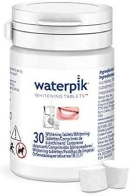 Waterpik Blanchissants pour Hydropulseur Blanchiment, 30 Comprimés Standard