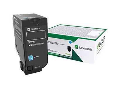 Lexmark 75B20C0 Cartouche de toner compatible avec Imprimante CS727 Cyan