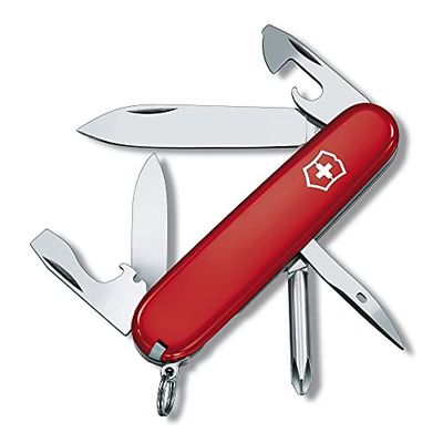 Victorinox, Tinker, Coltellino Svizzero, Originale, Multiuso, Campeggio, 12 Funzioni, Lama, grande, Apriscatole