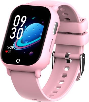DCU TECNOLOGIC LittleOne Smartwatch 4G pour garçons et Filles Fonction d'appel et d'appels vidéo | Localisation en Temps réel | Messages vocaux | Jeux | Taille réduite pour Enfants
