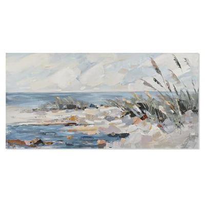 CUADRO LIENZO PINO 140X4X70 PLAYA PINTADO MANO