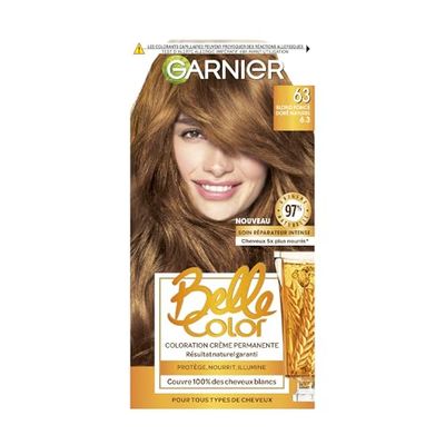 Garnier - Belle Color - Coloration permanente Châtain - 63 Blond Foncé Doré Naturel