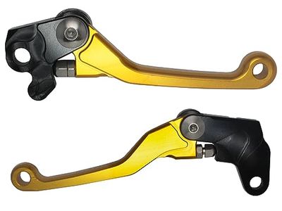 ACCOSSATO Paire de leviers or pour Suzuki RM85 de 2005 à 2020 (CC 85)