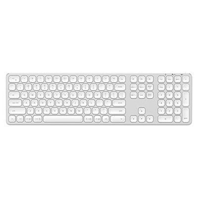 SATECHI Aluminium Draadloos Bluetooth Toetsenbord Met Numeriek Toetsenblok - Voor M2/M1 Macbook Pro/Air, M2/M1 iPad Pro/Air, M2 Mac Mini, iMac M1 (Layout US Engels QWERTY)