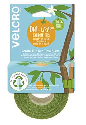 VELCRO VEL-30070-WEU 10 1WRAP ARBOL Corbata 5CMX5M, Verde, 50mm x 5.4m