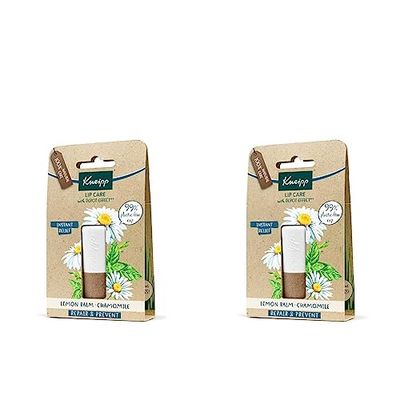 Kneipp Bálsamo Labial Repair & Prevent, Cuida y protege los labios secos y agrietados, Efecto Prolongado, Vegano y de Origen 100% Natural, 1x4.7g (Paquete de 2)