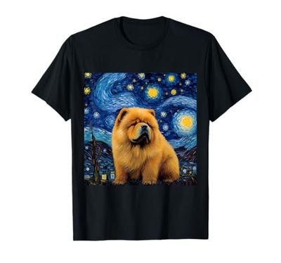 Chow Chow Starry Night - Chow Chow T-Shirt