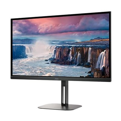 AOC Q27V5N - Moniteur QHD 27 Pouces, Haut-parleurs, réglable en Hauteur (2560x1440, 75 Hz, DisplayPort, HDMI) Noir