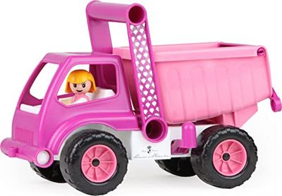Lena- Kipper Volquete Juguete, Color Rosa/Rosado (SiMM Spielwaren GmbH 04101)