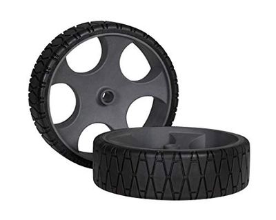 Wilderness Systems 30,5 cm platte wielen, paar - voor zware kajakwagen, zwart