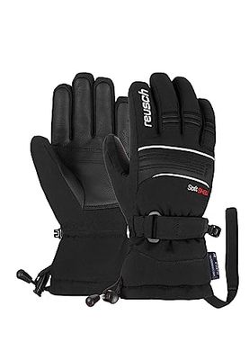 Reusch Kondor R-Tex® XT Junior - Guanti da bambino, caldi, impermeabili, traspiranti, 3.5, colore: Nero/Bianco
